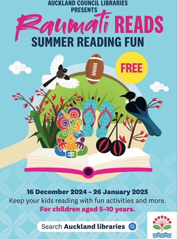 Raumati Reads Summer Holiday Programme